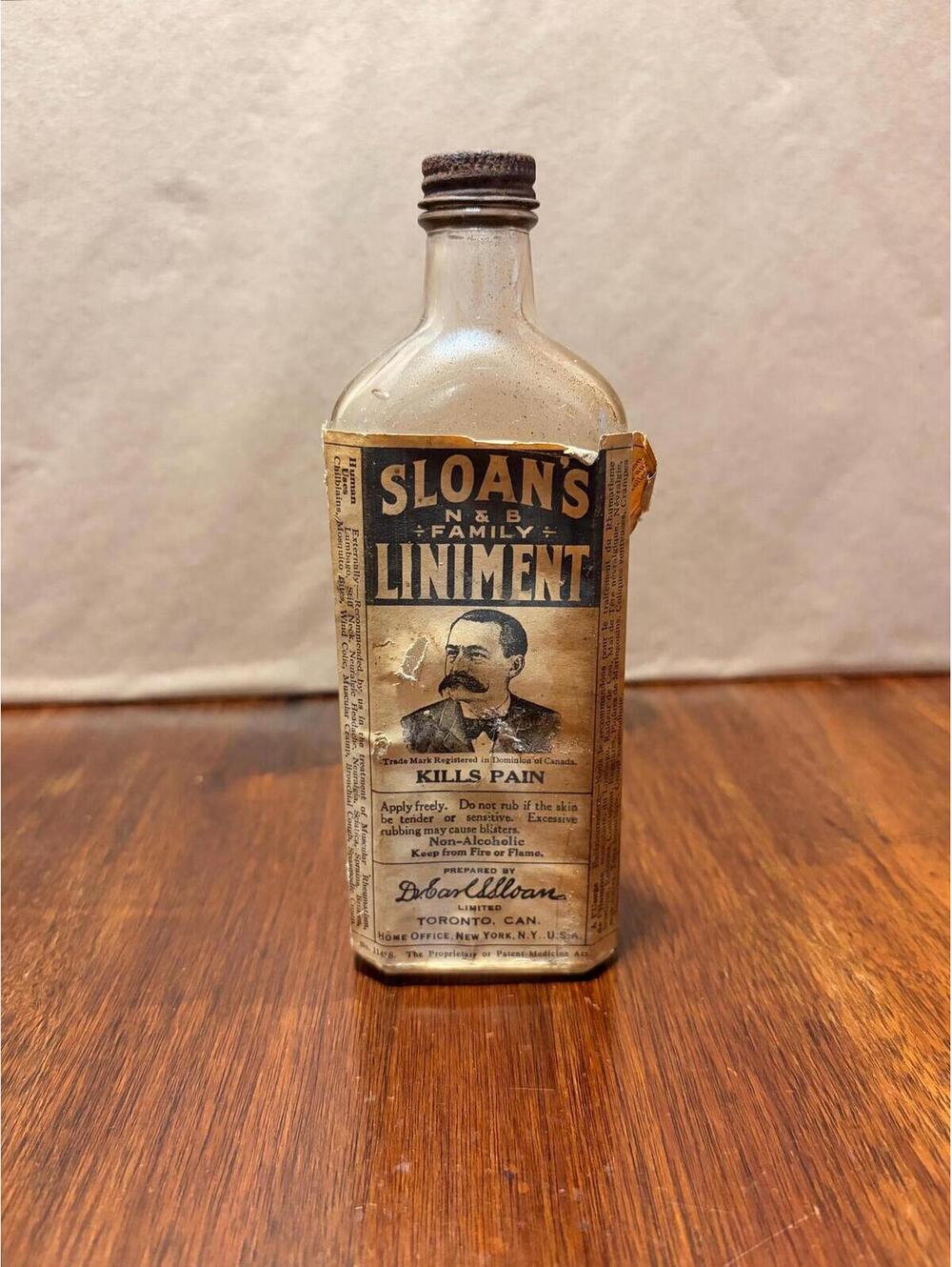 Antique Sloan's Family Liniment Antique Medicine Bottle